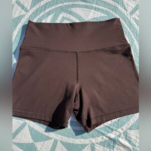 Aerie - The Hugger Dark Brown Shorts
